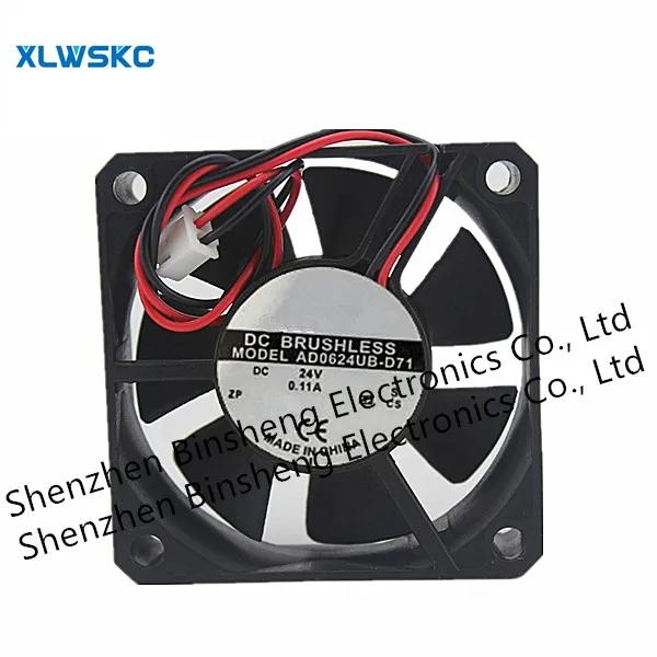 Jaro AD0624UB-D71  ð ǳ, DC 24V 0.11A, 2 ̾, 6cm 6015, 60x60x15mm